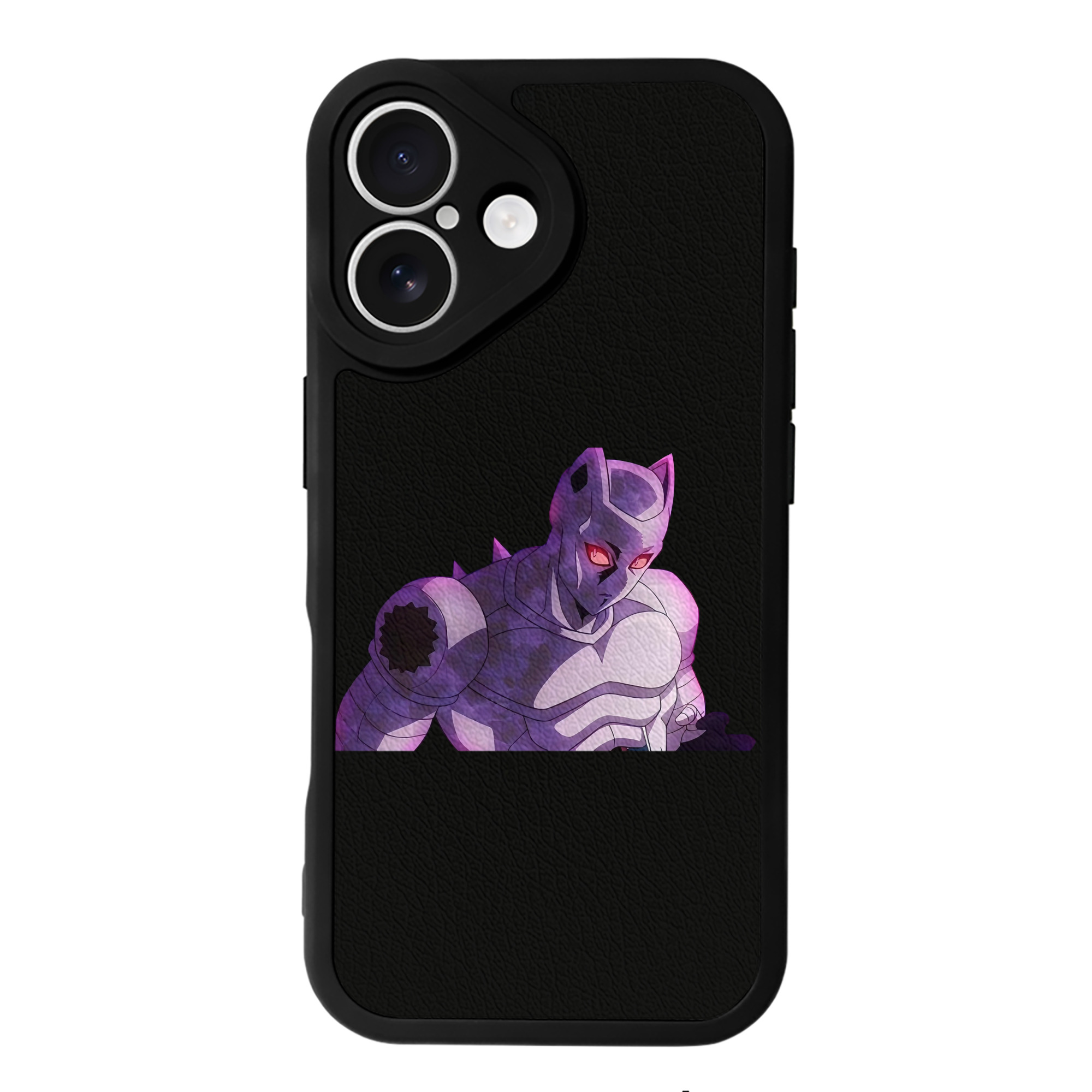 （画像用） ジョジョの奇妙な冒険 きら よしかげ JoJo's Bizarre Adventure Kira Yoshikage 【iPhone 16シリーズ対応】シリコンスマホケース（レザー調） 材質：シリコン